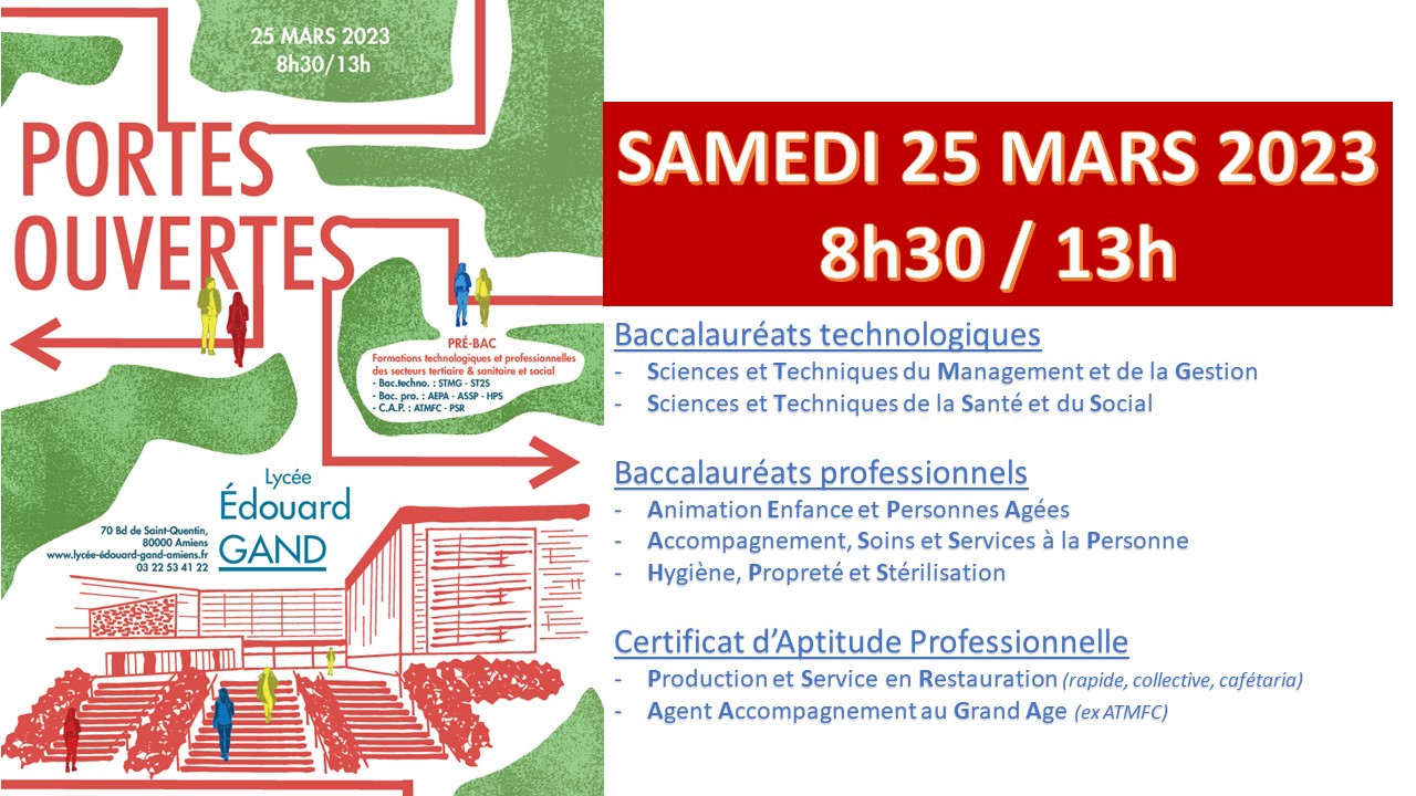 affiche pré bac avec formations